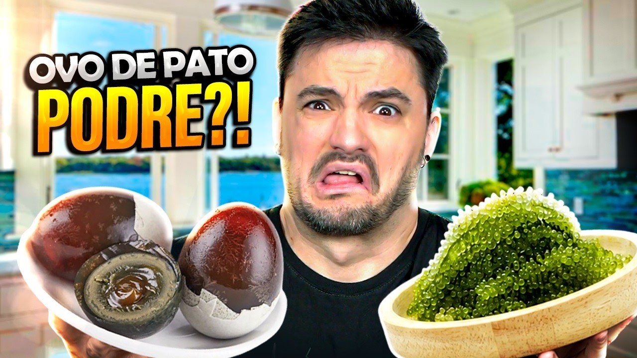 COMIDAS REAIS QUE PARECEM NOJENTAS! OVO CENTENÁRIO!