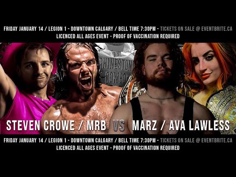 Marz The Specalist / Ava Lawless vs Steven Crowe / Michael Richard Blais - RCW - January 14 2022