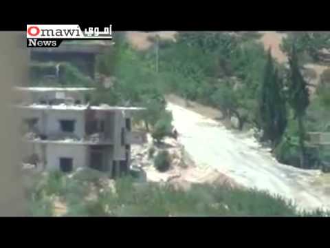 قنص عناصر النظام من قبل كتيبة التحرير في حاجز البياضة في قرية الرامي في ماحفظة إدلب