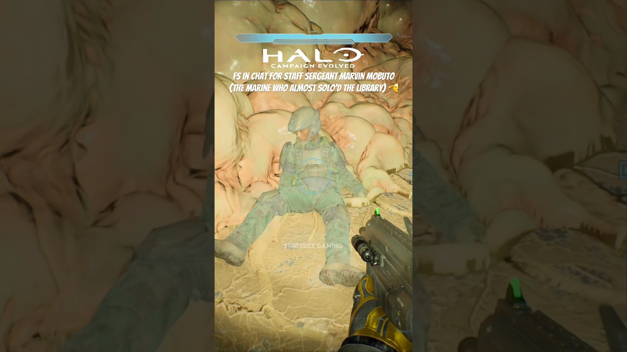Staff Sergeant Marvin Mobuto in Halo Campaign Evolved. Thanks Xbox for the early access