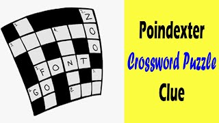 Poindexter Crossword Puzzle Clue - Yes, Answer is Here
