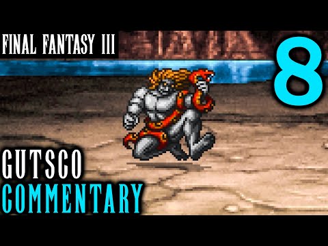 Horn Bandit: Final Fantasy III Pixel Remaster Walkthrough Part 8 - Gutsco Battle & The Dwarves