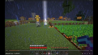 【マイクラJAVA版】WQHD画質 戦闘は突然に 032 音声無し