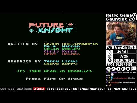 Future Knight (1986, MSX, Gremlin Graphics)