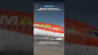 Izin Dicabut Penerbangan, Pesawat Adam Air Pernah Kecelakaan & 102 Penumpang Hilang Sampai Sekarang