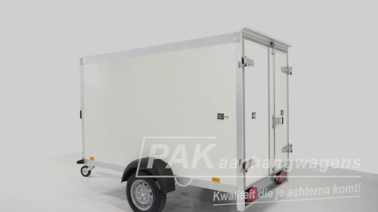 Proline Koelwagen enkelas 250x150x150cm 750kg video