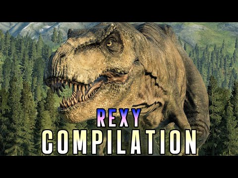 REXY: Jurassic World Dominion COMPILATION - Jurassic World Evolution 2