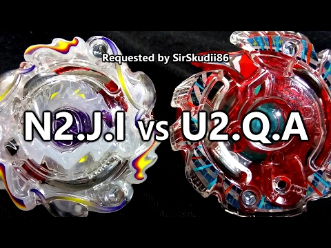 Nova Neptune .J.I vs Unlock Unicorn .Q.A - BATALHA BEYBLADE BURST! ベイブレードバースト