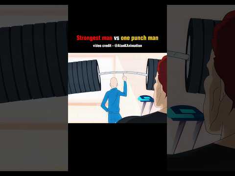One Punch Man vs Strongest Man | Saitama vs Yujiro 🔥😂 #anime #saitama #badass