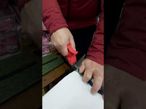 Как правильно наточить ножницы, ножеточкой рыбкой