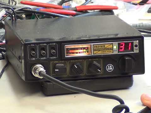 Harvard CBM404 (UK) CB27/81 (mobile) CB radio -  On The Air Test