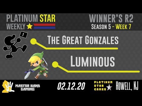 PSW S5:W7 - The Great Gonzales (Game & Watch) Vs. Luminous (Toon Link) - Winners R2