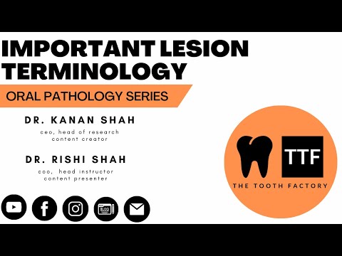 Oral Pathology: Lesion Terminologies