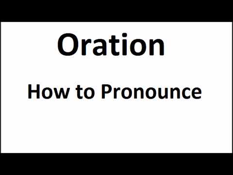 How to pronounce Oration||How to say Oration||Oration Pronunciation||ABDictionary