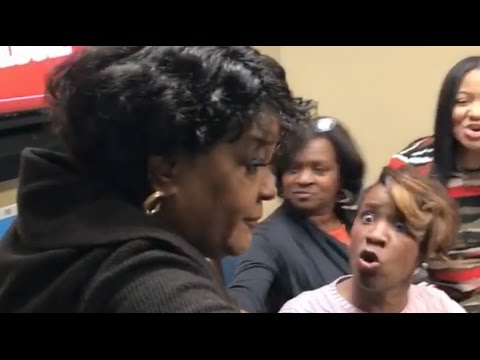 Pastor Shirley reenacts the U name it challenge, beans greens potatoes tomatoes #unameitchallenge