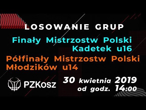 Losowanie Grup Finału MP Kadetek i 1/2 Finału MP Młodzików