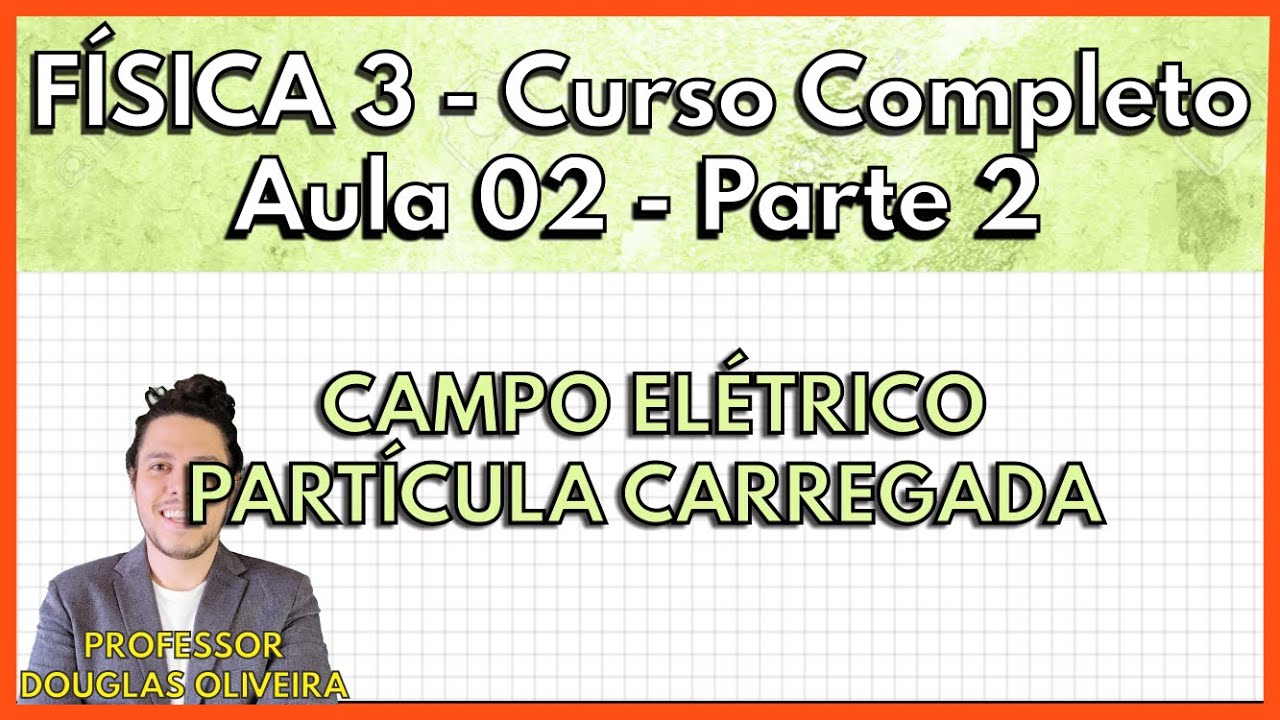 Física 3 - Aula 2 Parte 2 - Campo Elétrico Produzido por uma Partícula Carregada