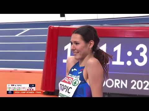 Apeldoorn 2025 EUROPEAN ATHLETICS INDOOR CHAMPIONSHIPS HIGH JUMP WOMEN - Angelina Topic (Topić) 
