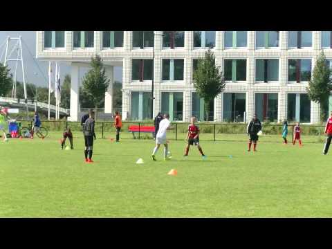 Damian Stiemer, 12 jaar, training Wooteracademy, d.d. 24-08-2014