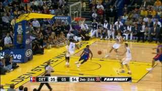 Andre Iguodala Goes Behind the Back to David Lee, AGAIN!