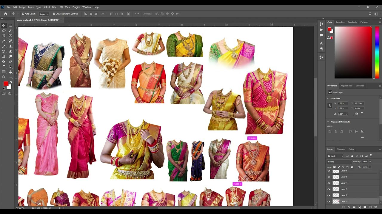saree png hd psd file for photoshop