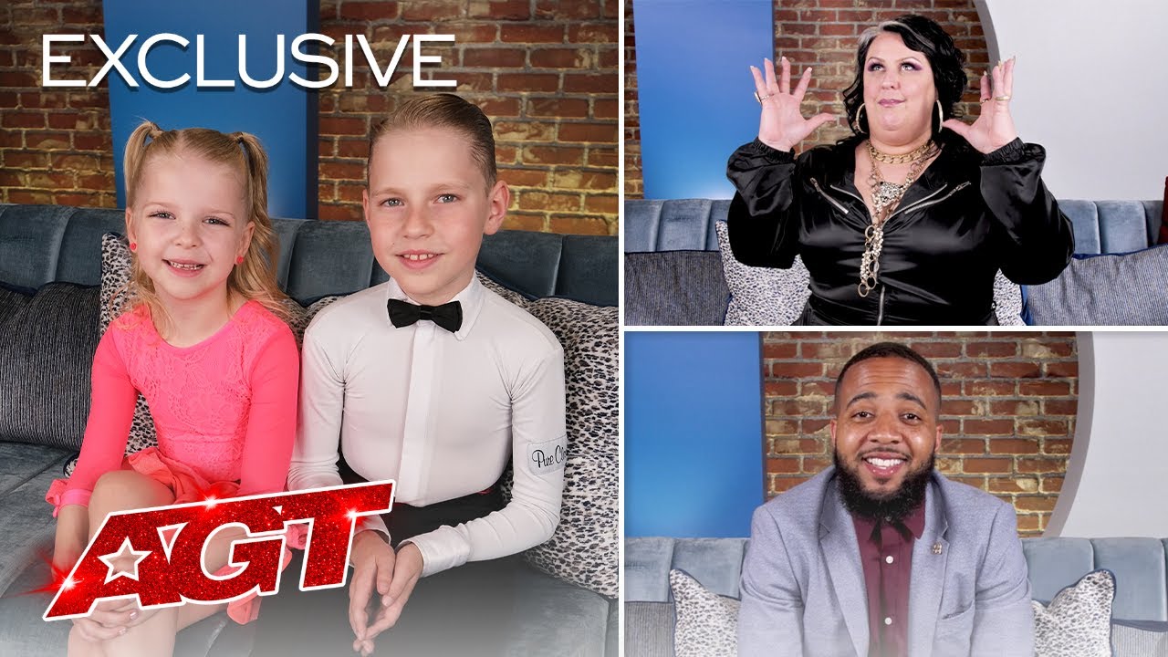 Ray Singleton, Sarah Potenza, and Michael & Angelina Chat AGT Auditions - America's Got Talent 2021 thumbnail