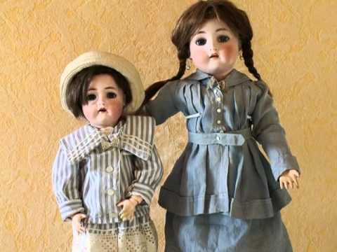 Antike Puppen, Antique dolls