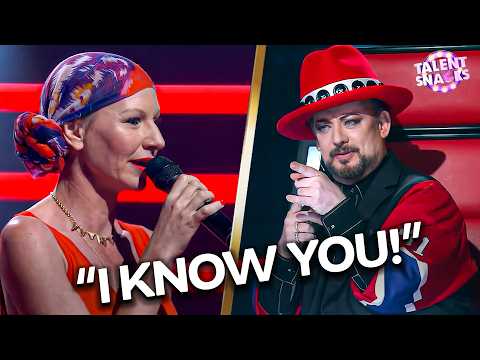 Boy George Froze When He Recognized Her Voice | The Voice