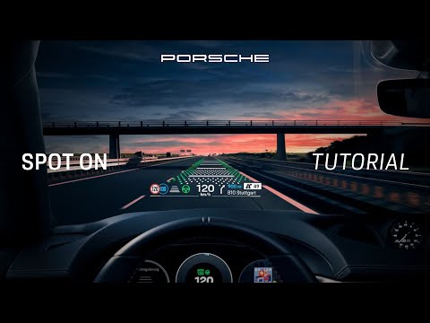 How to use the Porsche augmented reality Head-Up Display | Tutorial | Spot On