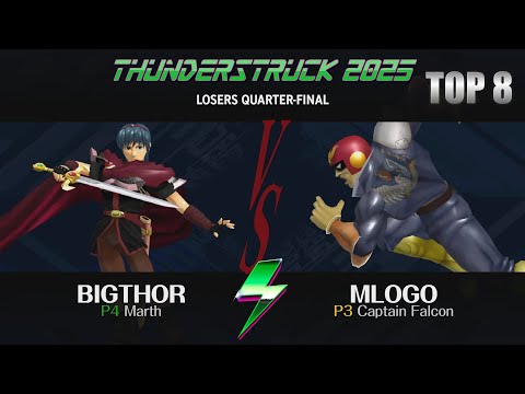 Mlogo vs BigThor | Top 8 Losers Round 1 | Thunderstruck 2025 | Melee Singles