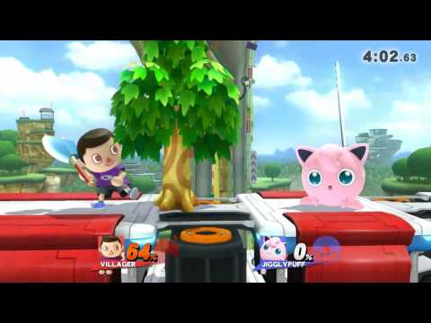 Super Smash Bros. Wii U: Villager (OutcastAutumn) vs. Jigglypuff