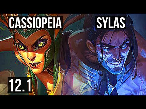 CASSIOPEIA vs SYLAS (MID) | Rank 2 Cassio, 13/2/7, Godlike, Rank 14 | BR Grandmaster | 12.1