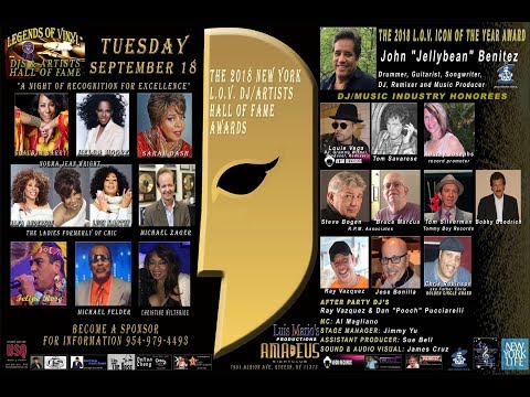 The Legends of Vinyl 2018 New York DJ/Artists Hall of Fame Awards 9-18-18