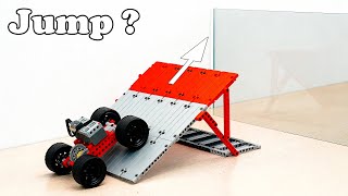 LEGO Car Jump Challenge: Over Higher Glass Wall | Smart Lego
