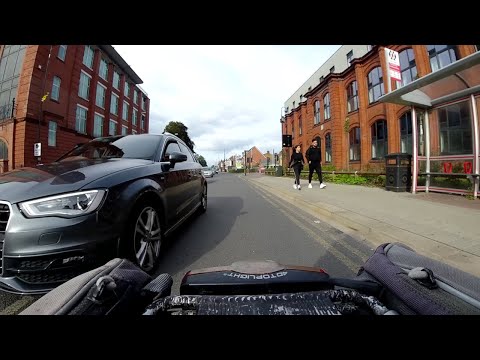 AU63JXH deliberate close pass while honking - swearing