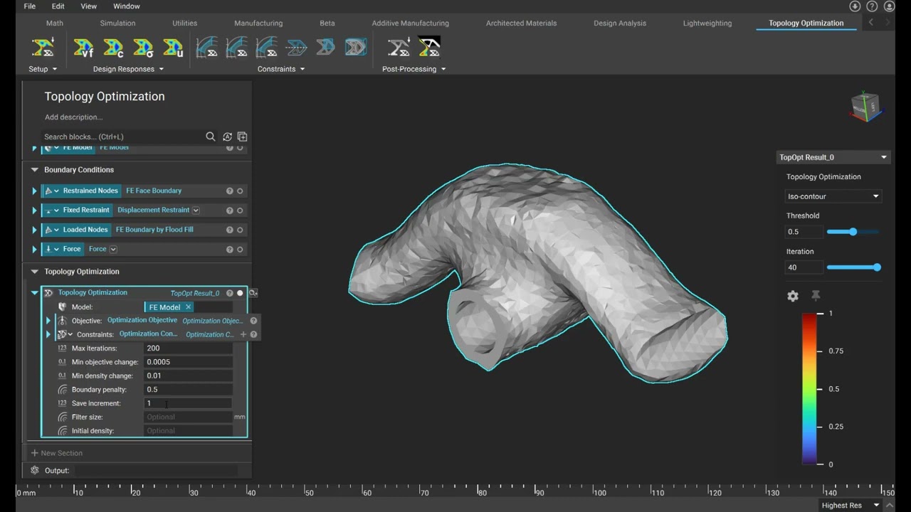 Intro to Topology Optimization: Follow Along: Topology Optimization
