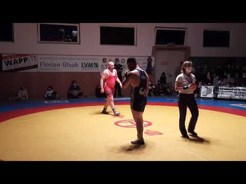 23.10.2021 RWG vs ASV Schaafheim - 98kg Freistil: Sascha Büchner vs Milad Dehghan