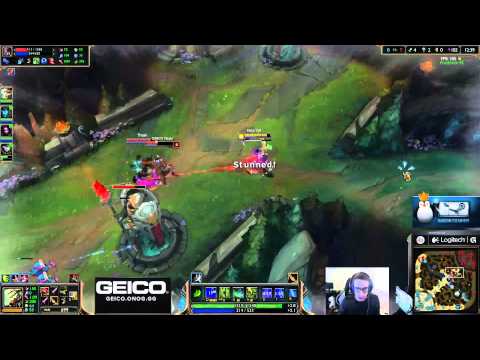 Bjergsen - Master Yi vs Twisted Fate Mid - League of Legends Gameplay