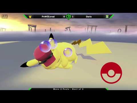 Gambits and Gimmicks Wave 2 Pools - Ezreal (Pikachu) vs Dario (Palutena)