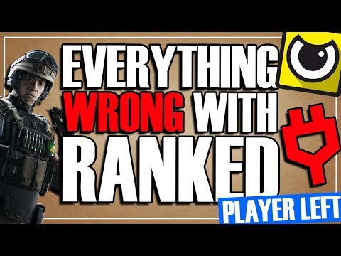 Everything Wrong With Ranked/Solo Queue - Rainbow Six Siege