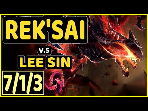 4LAN (REK'SAI) vs LEE SIN - 7/1/3 KDA JUNGLE GAMEPLAY - BR Ranked GRANDMASTER