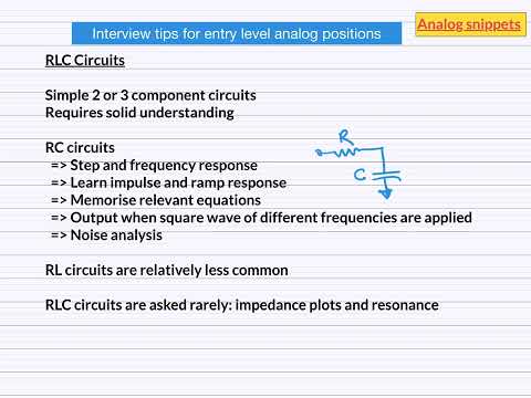 #43 Interview tips for entry level analog engineer positions