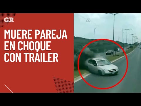 Couple dies in collision with trailer | Monterrey