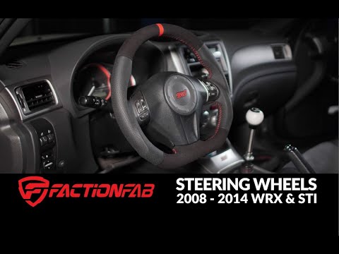 FactionFab 08-14 WRX / STI Steering Wheel Install