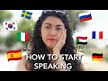 HOW TO START SPEAKING ITALIAN