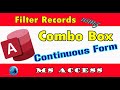 search as you type combo | filter records using combo | ms access search records