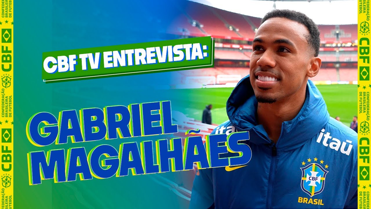 GABRIEL MAGALHÃES: "SERÁ UM SONHO JOGAR NO EMIRATES COM A SELEÇÃO”