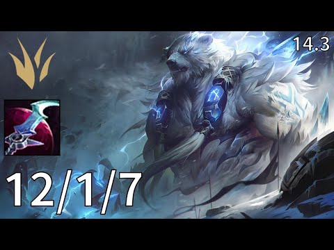 Volibear Jungle vs Nocturne - EUW Master | Patch 14.3