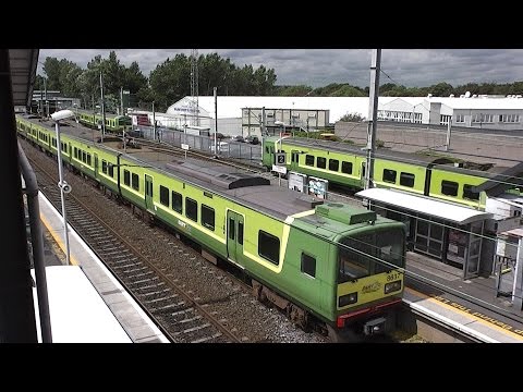 IE 8300 Class Dart Train number 8637 - Clontarf Road, Dublin