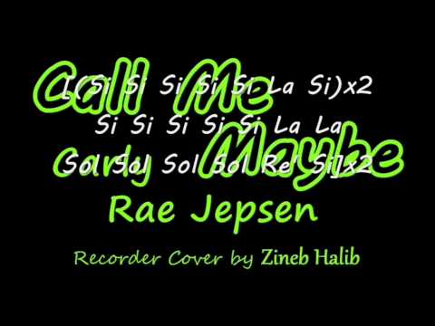 Call Me Maybe-Recorder Notes | Carly Rae Jepsen